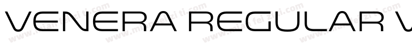 Venera Regular Vener字体转换